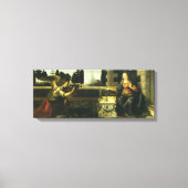 Aankondiging van de Heer van Leonardo da Vinci Canvas Afdruk (Voorkant)