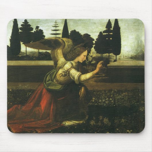 Aankondiging van de Heer van Leonardo da Vinci Muismat (Voorkant)