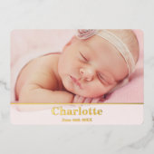 Aankondiging van de huidige moderne geboorte - Bab (Voorkant)