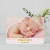 Aankondiging van de huidige moderne geboorte - Bab (Staand Voorkant)