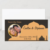 Aankondiging van de Indiase Dream Wedding Photo (Voorkant / Achterkant)