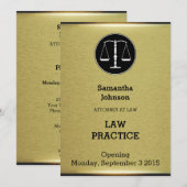 Aankondiging van de inleiding van de legerrechtspr (Voorkant / Achterkant)