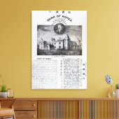 Aankondiging van de inrichting canvas afdruk (Insitu (Woonkamer))