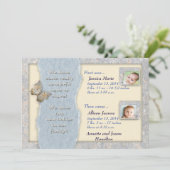 Aankondiging van de jongste tweeling (Staand voorkant)