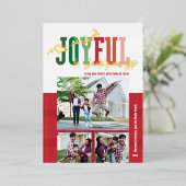 Aankondiging van de kerstvakantie, de nieuwe stop  (Staand Voorkant)