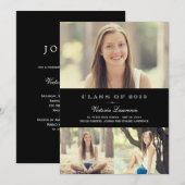 Aankondiging van de klassieke uitnodiging tot Afst (Voorkant / Achterkant)