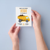 Aankondiging van de klimaatpartij in Cute Construc Flyer (Hand)