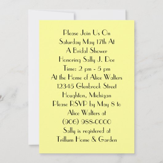 Aankondiging van de kondiging van de Raining Showe (Achterkant)