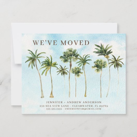 Aankondiging van de kustpalmboom (Voorkant)