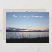 Aankondiging van de kustzondherdenkingsdienst (Voorkant / Achterkant)