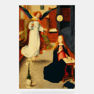 Aankondiging van de Maagd Maria door Gerard David Acryl Bord