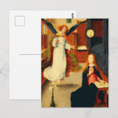 Aankondiging van de Maagd Maria door Gerard David Briefkaart (Voorkant / Achterkant)
