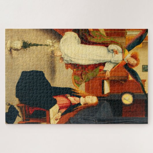 Aankondiging van de Maagd Maria door Gerard David Legpuzzel (Horizontaal)