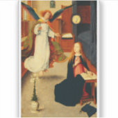 Aankondiging van de Maagd Maria door Gerard David Sticker (Voorkant)