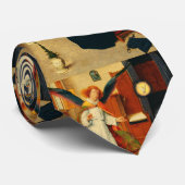 Aankondiging van de Maagd Maria door Gerard David Stropdas (Opgerold)