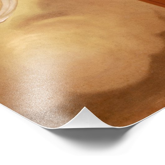 Aankondiging van de Maagd Maria Foto Afdruk (Hoek)