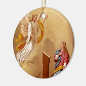 Aankondiging van de Maagd Maria Keramisch Ornament (Links)