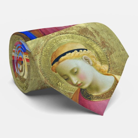 Aankondiging van de Maagd Stropdas (Opgerold)