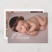 Aankondiging van de Mens van de Mens van de Mens v (Voorkant / Achterkant)