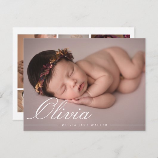 Aankondiging van de Mens van de Mens van de Mens v (Voorkant / Achterkant)