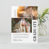 Aankondiging van de moderne Afstuderen Partij (Staand voorkant)