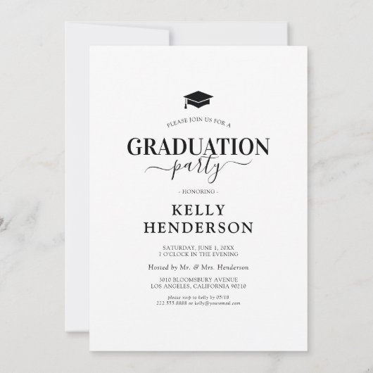 Aankondiging van de moderne Afstuderen Partij (Achterkant)