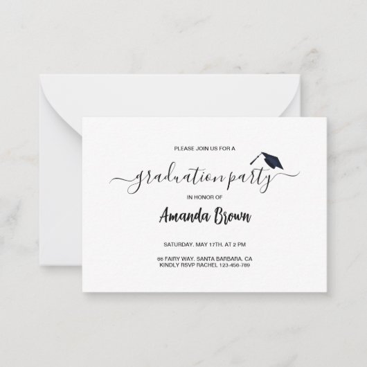 Aankondiging van de moderne Afstuderen Partij (Voorkant)