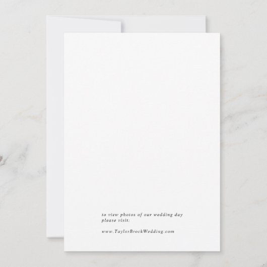 Aankondiging van de moderne Black Typography Elope (Achterkant)