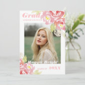 Aankondiging van de moderne Floral Waterverf Afstu (Staand voorkant)