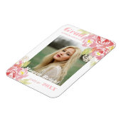 Aankondiging van de moderne Floral Waterverf Afstu Magneet (Linkerzijde)