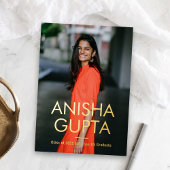 Aankondiging van de moderne Folie van het Afstuder