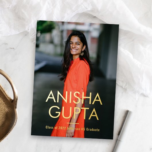 Aankondiging van de moderne Folie van het Afstuder