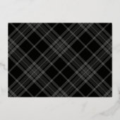 Aankondiging van de moderne Foto Black Afstuderen  (Achterkant)