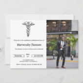 Aankondiging van de moderne fotoschool voor afstud (Voorkant)