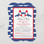 Aankondiging van de moderne Heart Buoy Engagement  (Voorkant / Achterkant)