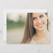 Aankondiging van de Moderne Stamp Photo Graduation (Achterkant)