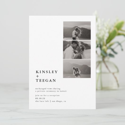 Aankondiging van de Moderne Uitloping met Foto's (Staand voorkant)