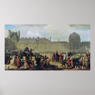 Aankondiging van de ondertekening van het Verdrag Poster