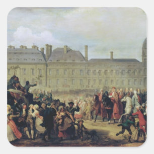 Aankondiging van de ondertekening van het Verdrag Vierkante Sticker