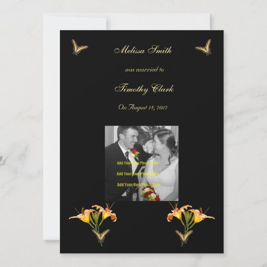 Aankondiging van de ontwikkeling van Lilies en But (Achterkant)