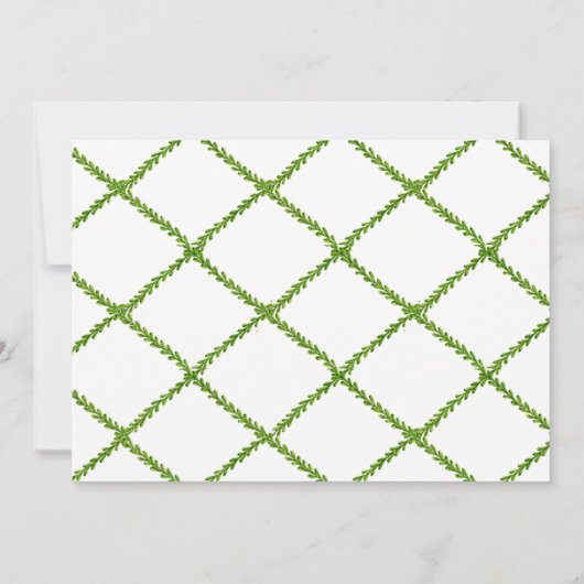 Aankondiging van de Oranje partij voor de feestdag (Achterkant)