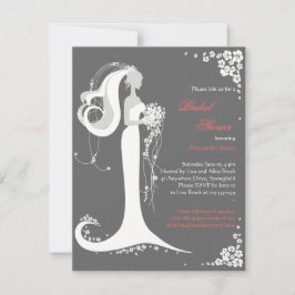 Aankondiging van de partij Elegant Bride Vrijgezel