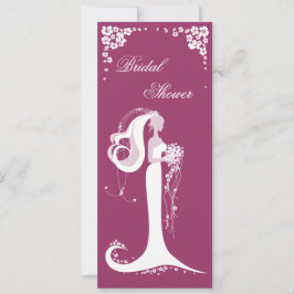 Aankondiging van de partij Elegant Bride Vrijgezel