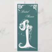 Aankondiging van de partij Elegant Bride Vrijgezel (Voorkant)