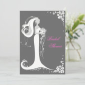 Aankondiging van de partij Elegant Bride Vrijgezel (Staand voorkant)