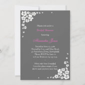 Aankondiging van de partij Elegant Bride Vrijgezel (Achterkant)