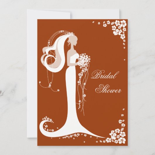 Aankondiging van de partij Elegant Bride Vrijgezel (Voorkant)