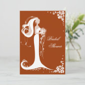 Aankondiging van de partij Elegant Bride Vrijgezel (Staand voorkant)