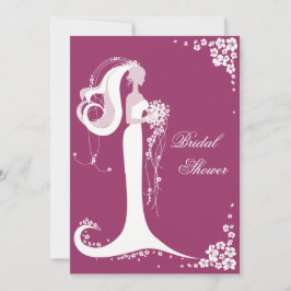 Aankondiging van de partij Elegant Bride Vrijgezel