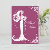 Aankondiging van de partij Elegant Bride Vrijgezel (Staand voorkant)